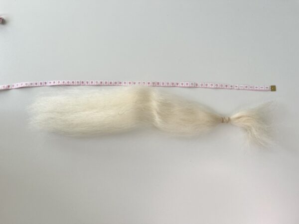 Włosy Yak Creme/White – długość 50 cm, waga 50 g